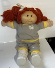 Cabbage Patch Kids Coleco girl doll red  hair blue eyes 1978 -1982 Vintage