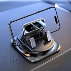 Car Phone Holder 360 Degree Rotation, Navigation Dashboard Mount Black