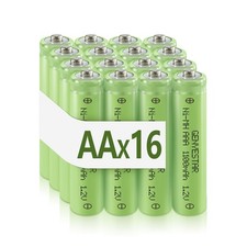 AAA Rechargeable Batteries 1100mAh High Capacity Performance 1.2V, Per Charge...