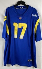 Nike Men's Los Angeles Rams Puka Nacua Blue NFL Jersey Number 17 Size XXL