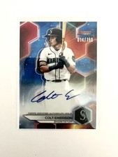 Colt Emerson 2023 Bowman’s Best #B23-CE Best of 2023 Blue Refractor Auto 14/150