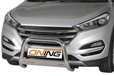 Frontbügel Edelstahl für Hyundai Tucson 2015-2017 Ø63mm mit Gutachten