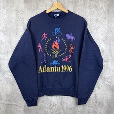 Vintage 1996 Atlanta Olympics Navy Champion Sweatshirt Size L