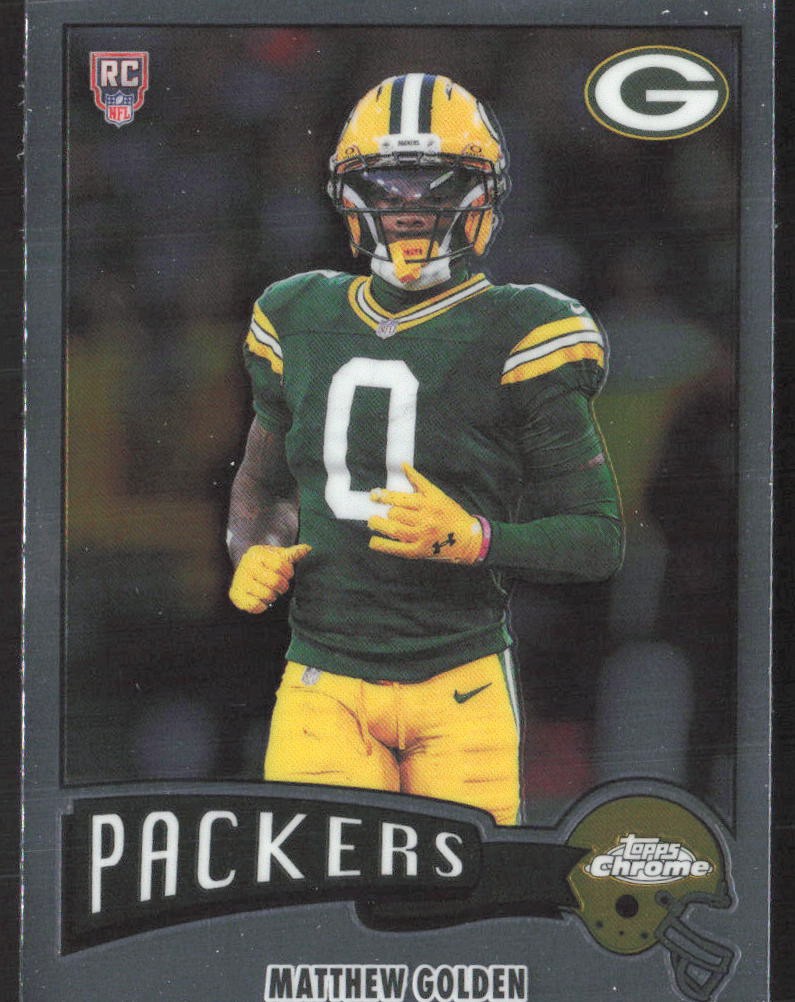 Matthew Golden 2025 Topps Chrome 1975 Topps #1975-13 Green Bay Packers