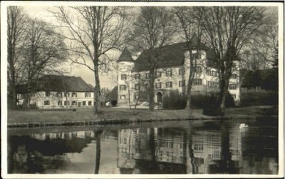 Jettingen-Scheppach Castle Jettingen Pond Castle x 1937