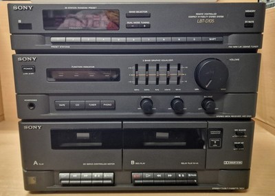 Sony LBT-D105 Micro Stereo System Tuner Receiver Cassette Deck*Read Description*