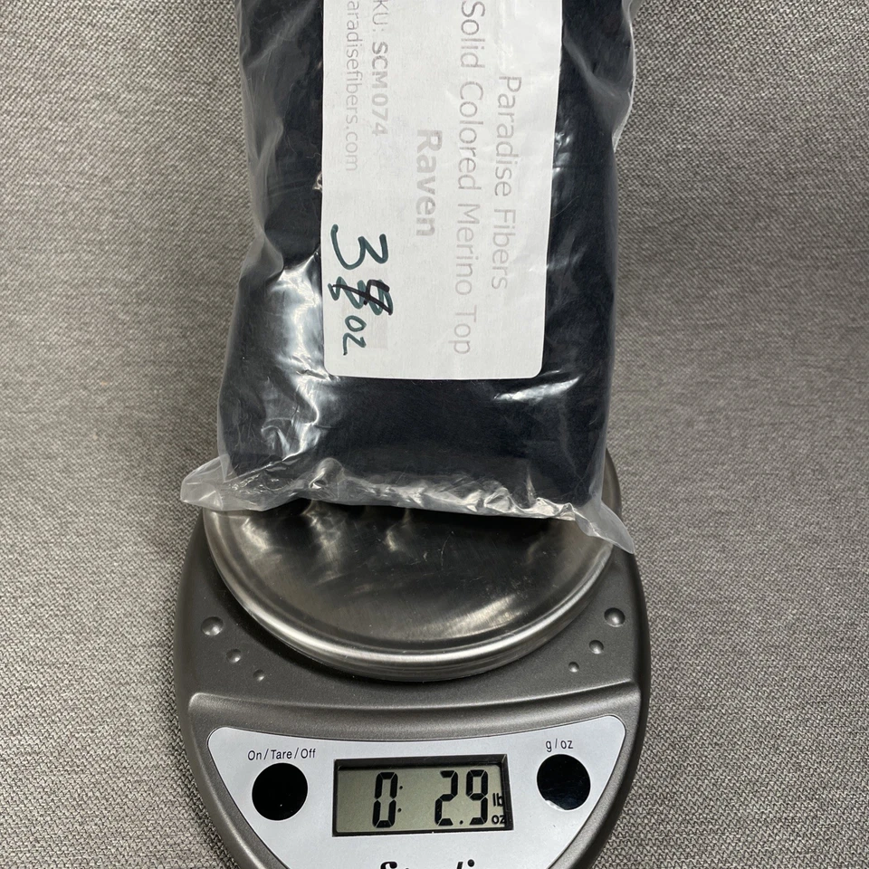 Neutrals MIX Wool Merino Top Roving Fiber Solids Spin/ Felting 5 x 3oz or 4oz Ea - Image 2 of 4