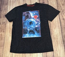 Universal Studios Parks Shirt Jurassic Back To The Future E.T Jaws Graphic Sz XL