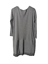 Finders Keepers Gray Low Back Long Sleeve Dress Size Medium