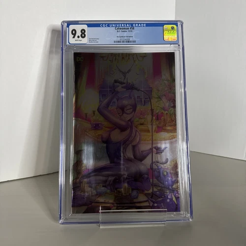Catwoman 58 CGC 9.8 Lin Virgin Foil Syndicate Edition Batman