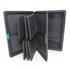 Vintage Laserline Flip Plus 16 Disc Case / Compact CD Player Storage Box Retro