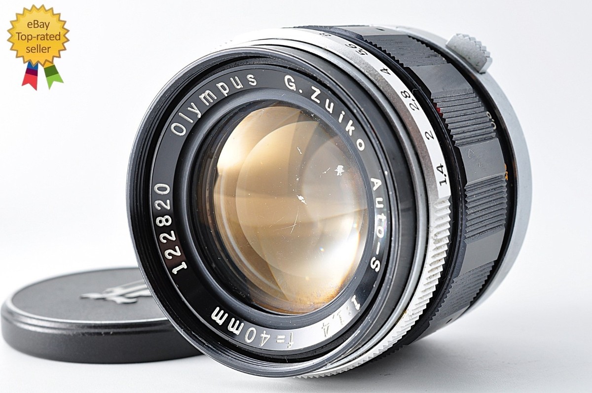 Olympus G.Zuiko Auto-S 40mm f/1.4レンズ TOP MINT] Olympus G. Zuiko Auto-S 40mm f/1.4 MF Lens for Pen F FT