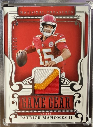 2025 National Treasures Football Game Gear Patrick Mahomes 3-color Patch /99