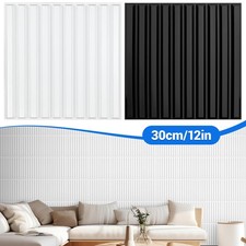 1ft x 1ft PVC 3D Vertical Grain Decorative Ceiling Tiles - Drop Ceiling Tile