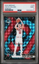 2024 PANINI MOSAIC GENESIS #125 ZACH COLLINS PSA 9