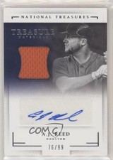2016 National Treasures Treasure Material Signatures 76/99 AJ Reed Auto l3q