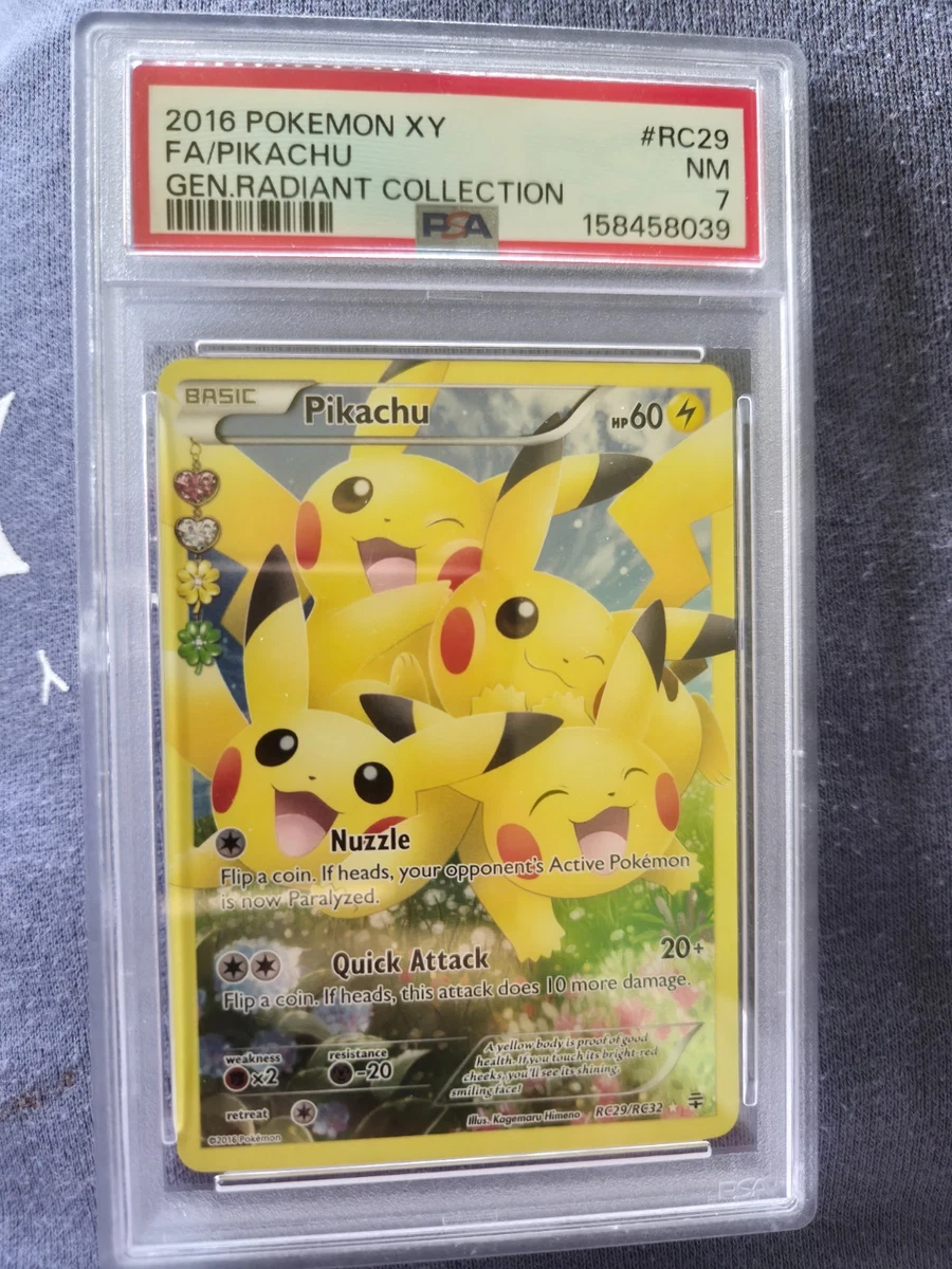 Pokémon TCG Grade 7 Pikachu Individual Collectible Card Game Cards
