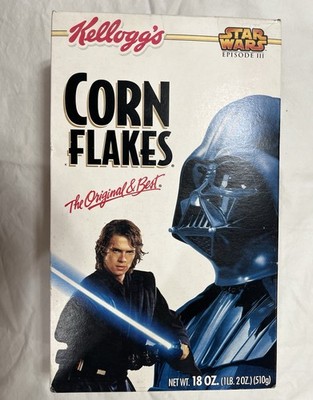Kelloggs Corn Flakes 2005 Star Wars Episode III Darth Vader Anakin Unopened Box
