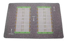 Diorama 1/64 Parking Lot Mat Model Parking Lot Scene Display. 23" x 15.5"