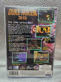 Duke Nukem 3D (Sega Saturn, 1997) Complete w/ Manual & Registration MINT