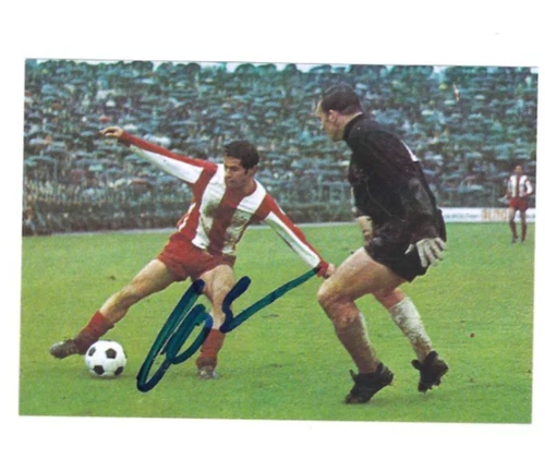 DFB collectible picture Gerd Müller + world champion 1974 Euro 1972 signature autograph