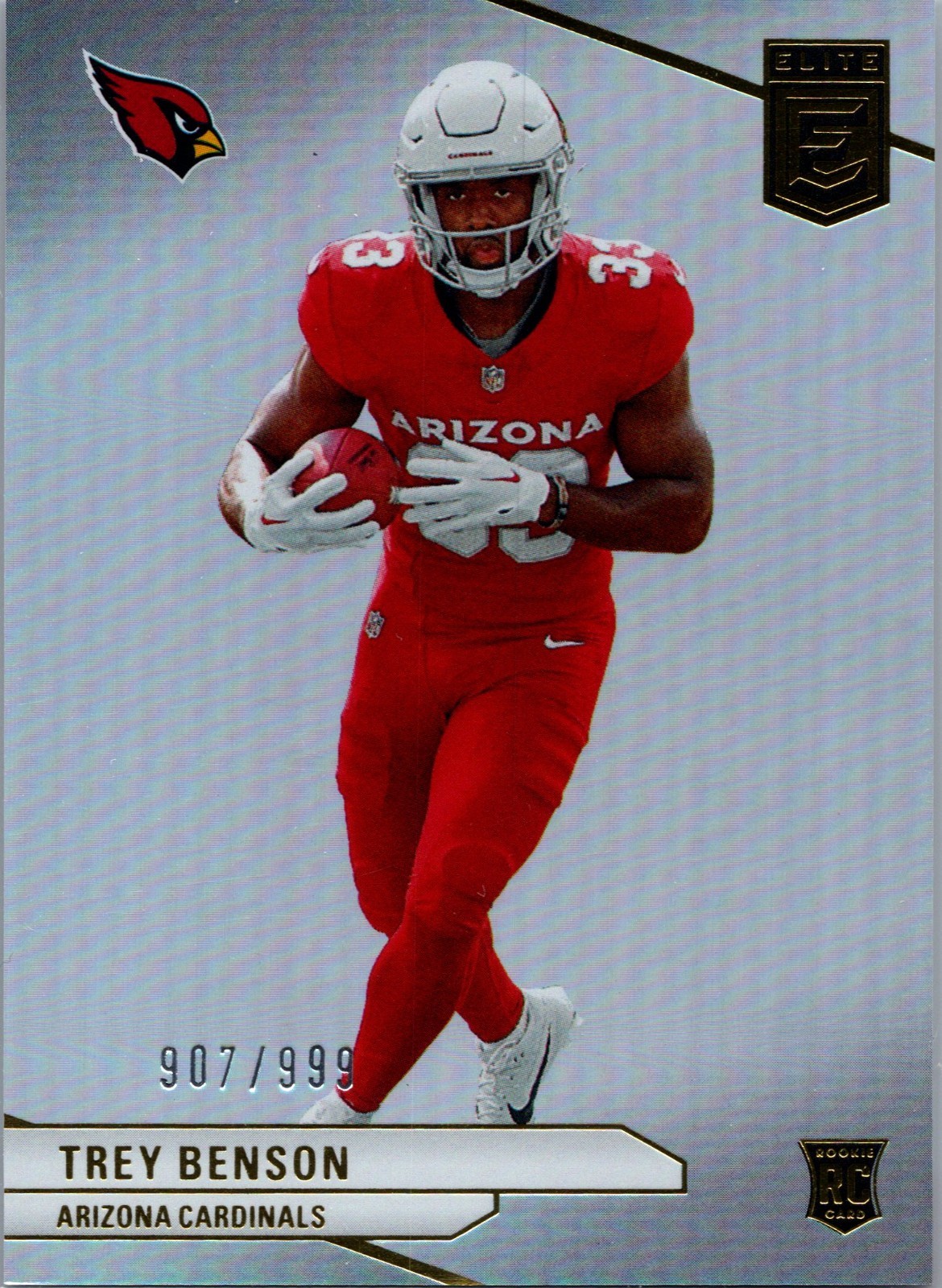 2024 Panini Donruss Elite - Rookie Trey Benson #124 /999 (RC)