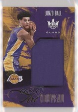 2017 Panini Court Kings Art Nouveau Jumbo /99 Lonzo Ball #ANJ-LB Rookie RC 00ev