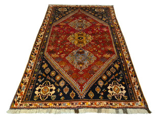 Living room oriental carpet hand knotted carpet Shiraz 270 x 165 cm carpet rug