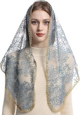 Church Mantilla Catholic Veil: Velos para ir a la iglesia Chapel Lace Head Co...