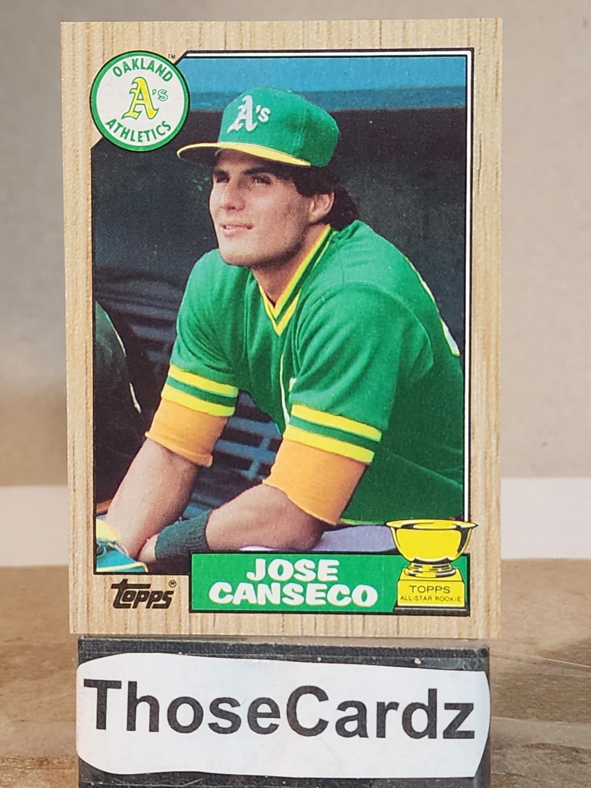 1987 Topps #620 Jose Canseco