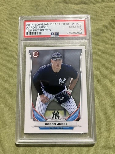 2014 Bowman Draft Picks Top Prospects #TP39 Aaron Judge Yankees RC Rookie PSA 10