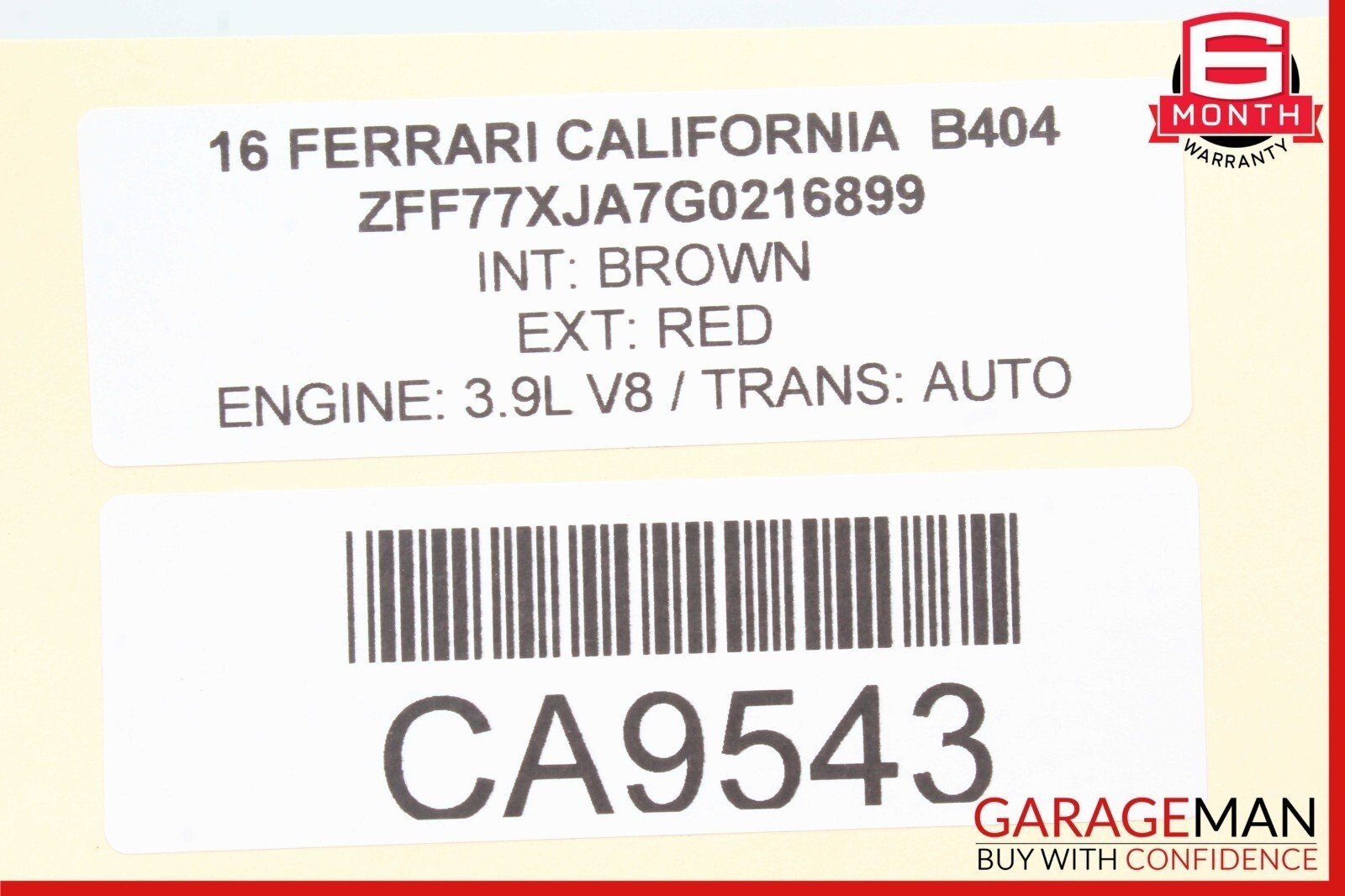 Ferrari California 2015-2018 REAR+RIGHT Shock absorber
