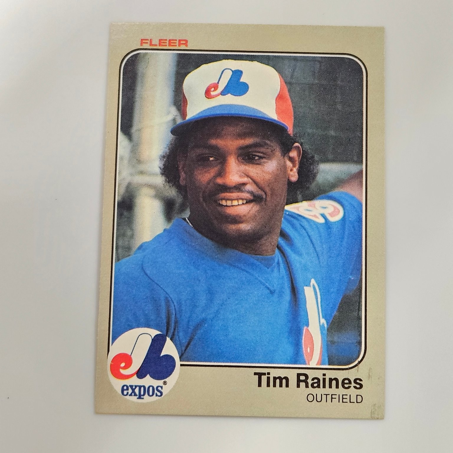Tim Raines Montreal Expos 1983 Fleer #292 MLB Baseball Card
