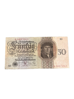 50 Reichsmark Banknote 11.10.1924. Grabowski