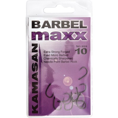 Kamasan Hook Pack Barbel Maxx Teflon Coated Specialist Angelhaken Barbed End