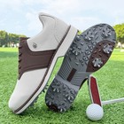 Men Professional Fixed Studs Golfer Shoes Walking Training Leisure Golf Sneakers