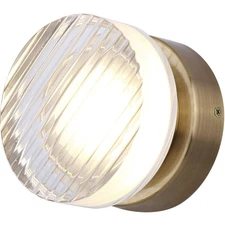 Canarm Lighting LWL297A05GD Benni Wall Light in Gold