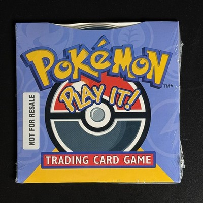 Pokemon Play It! Trading Card Game CD-Rom WIN 95/98 PC VINTAGE  -NFR V1 - Sealed