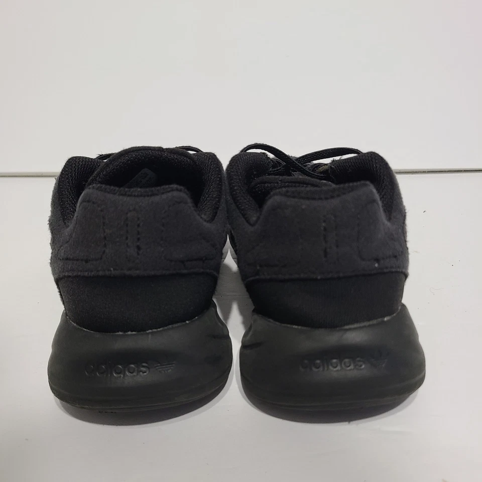 B28 Adidas Ozelia Niños Tenis 13K Negro Gamuza Elástico Con Cordones Zapatos para Correr Foto 4 de 4