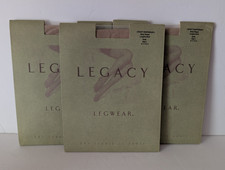 LOT 3 Legacy QVC Body Shaper Longline Brief Legwear Pantyhose Sz C Nude USA Made