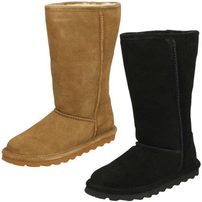 Bearpaw Damen Echtes Lammfell Gefüttert Freizeitschuhe - Elle Hoch
