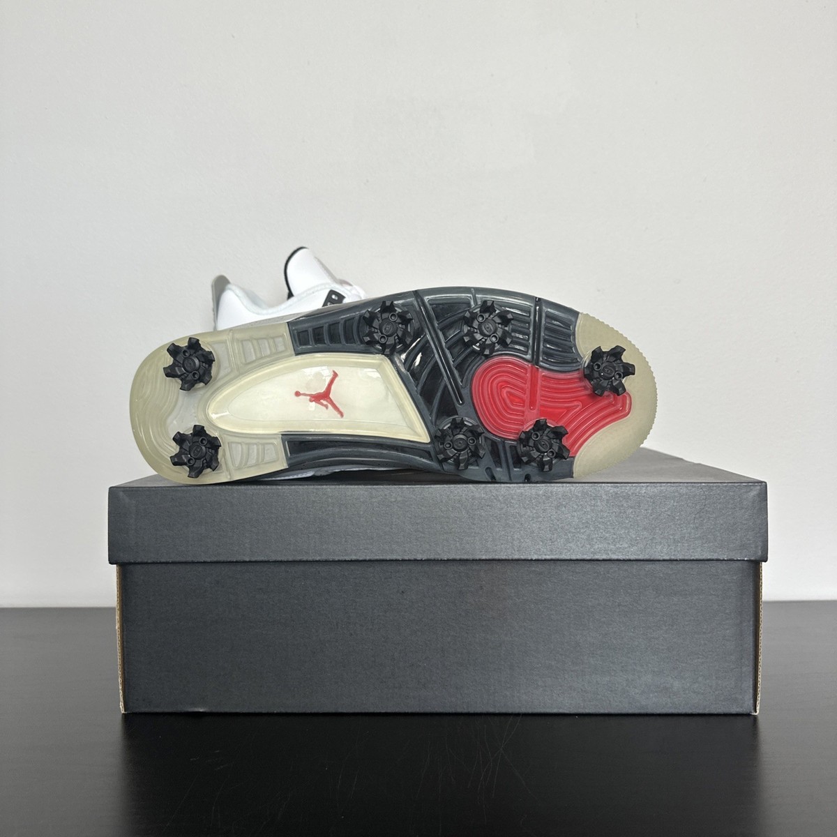 NEW Air Jordan 4 Retro Golf White Cement [US Size 9.5] | eBay