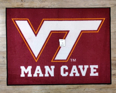 Virginia Tech Hokies Man Cave 33x43 All-Star Area Rug Mat