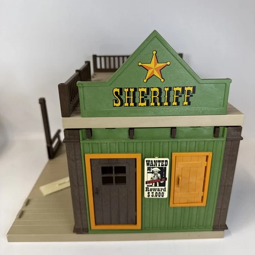 Playmobil Sheriff Station #3786 Incomplete Set; Good Condition! Vintage