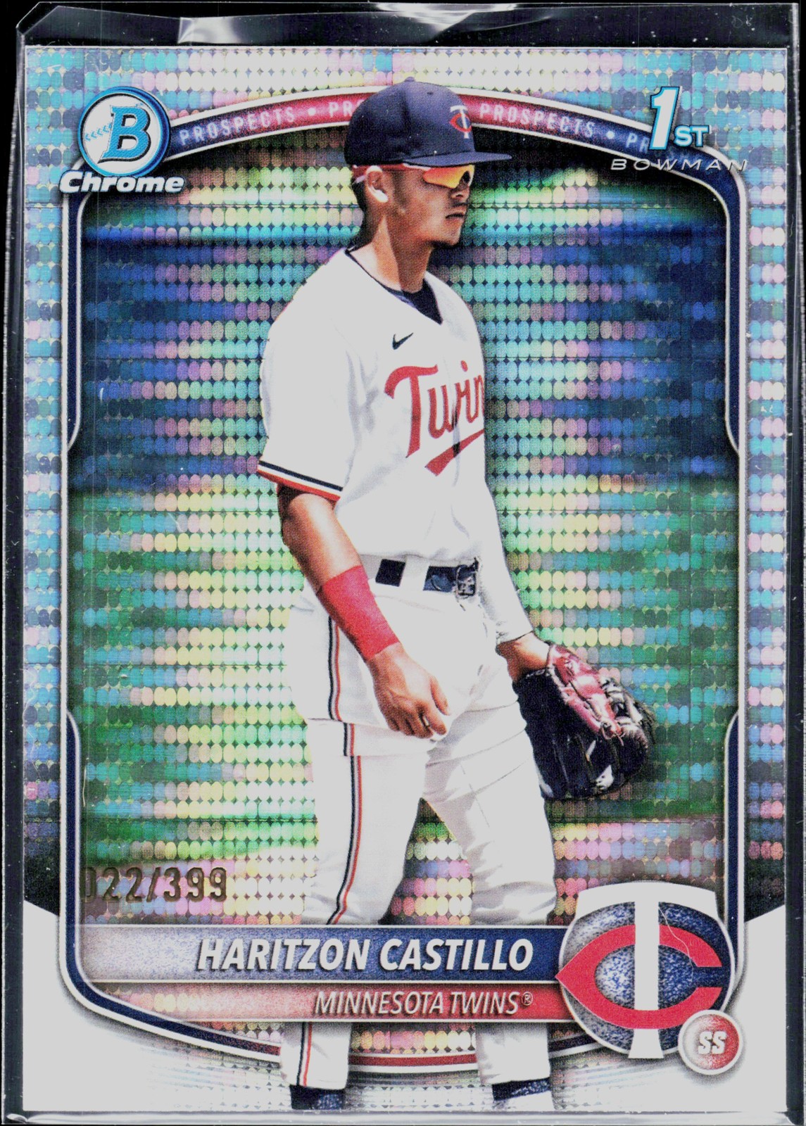 2025 Bowman Chrome #BCP-161 Haritzon Castillo Prospects Pulsar #/399