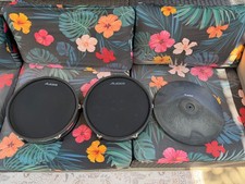 Alesis DM10 Pro Kit drum and cymbal pads 2 dual zone drum pads and 1 cymbal pad