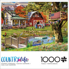 - Country Clubhouse - 1000 Piece Jigsaw Puzzle for Adults Art
