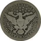 1896-O Barber Silver Quarter in a SAFLIP®