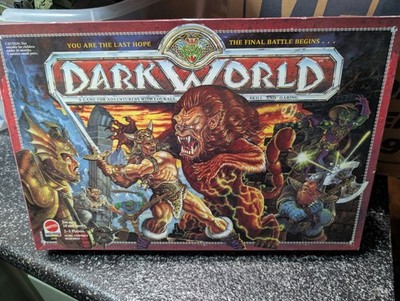 1991 Dark World Game by Mattel Complete in Great Condition Some Still Sealed 