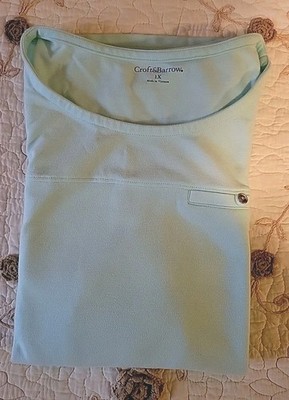 Croft & Barrow Womens Plus 1X Mint Green Comfort Shirt *NWOT*